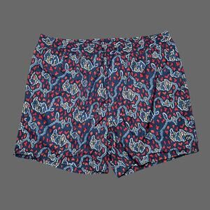 Outerknown Nomadic Volley Shorts Blue Multicolor Pattern Size L 1810054